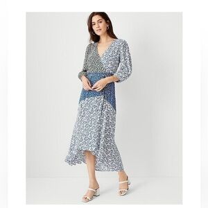 Ann Taylor Boho Wrap Dress -